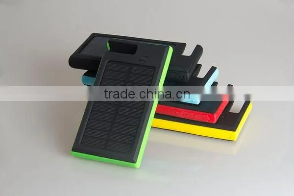 AWC940 Waterproof 8000mAh Solar Cell Power Bank With Holder 3.7v Mobile Phone Battery Portable Battery Charger photo-3