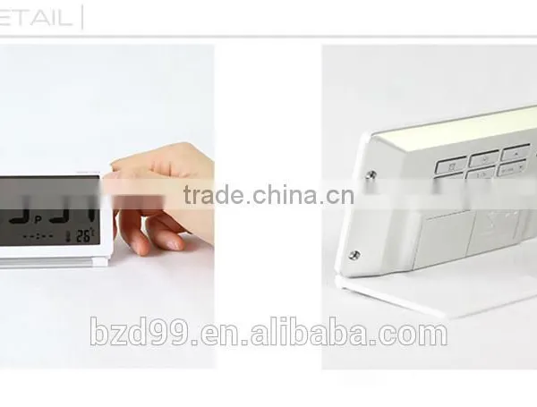 Multi-functional LCD Display Portable Folding Travel Alarm Clock Pocket Flip Clock / Electronic Items Manufacturer OEM/ODM photo-2