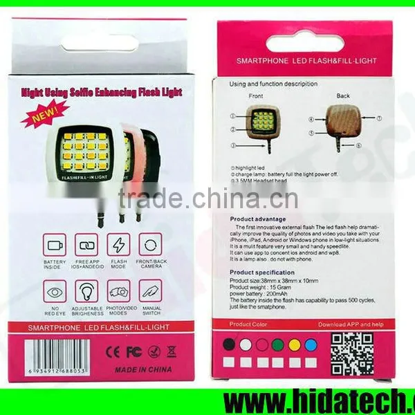 New Arrival Mobile Phone Accessory LED Selfie Flash Light Wholesale China photo-6