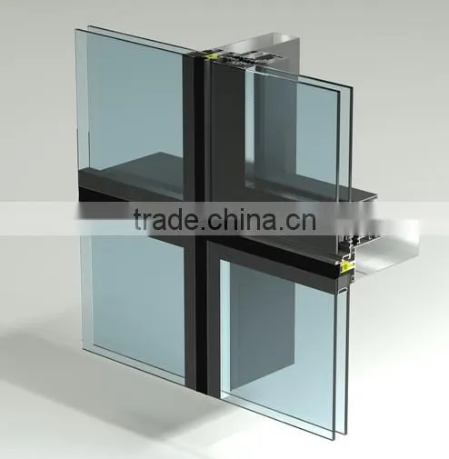 glass curtain ready to install wall