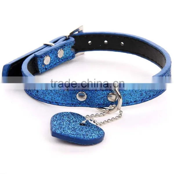 Fashion Wholesale Navy Blue Lead Pet Collar & Leash