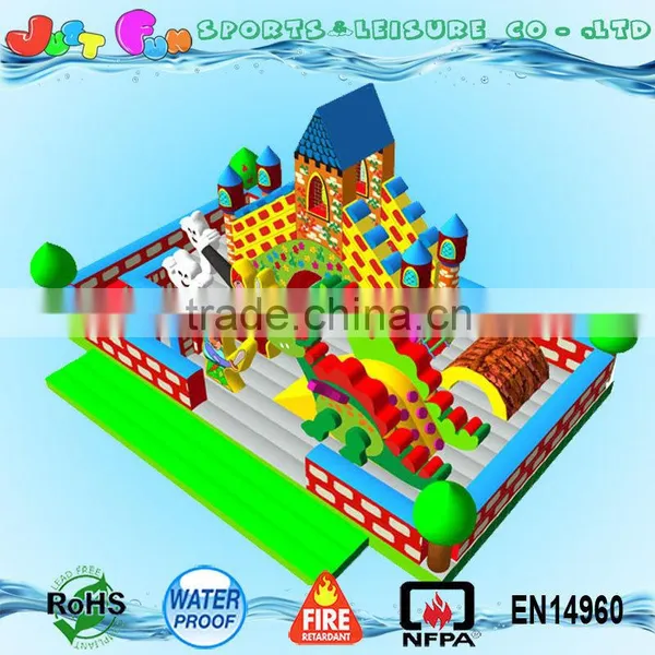 Big Halloween Castle Kids Inflatable Trampoline,inflatable Knights Inflatable Dragon City Playground photo-2