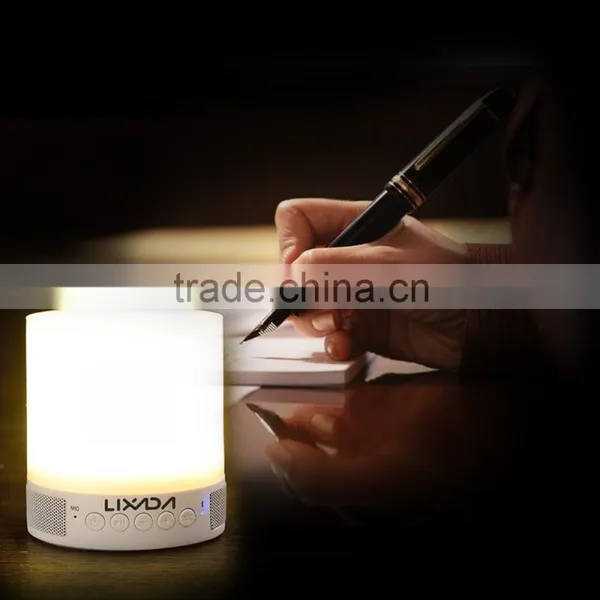 Wireless Bluetooth Speaker Music Sound Bo With Alarm Clock Function Touch LED Table Lamp Support Hands-free Call TF Card Slot photo-6