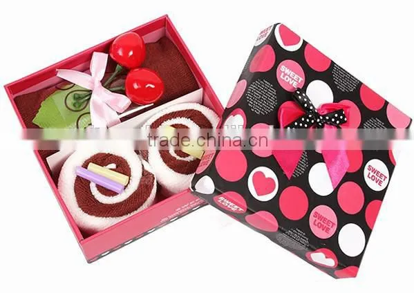 Exports Europe Cake Towel Gift Basket Towel Cake for Wedding Business Gifts photo-3