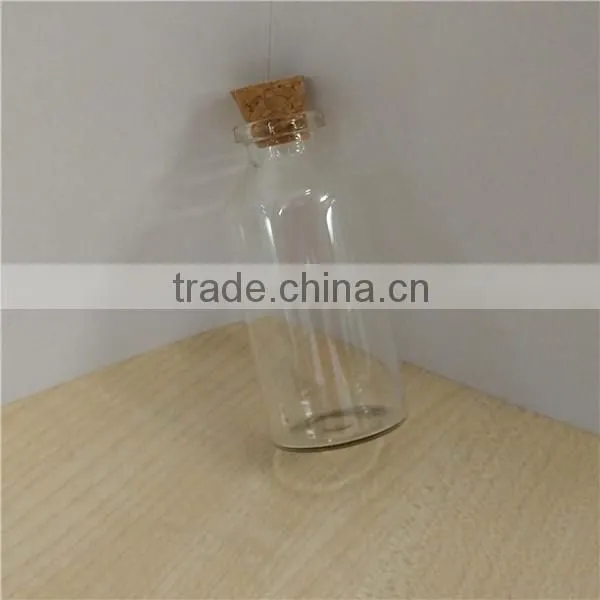 Custom Glass Bottle With Wood Cork,small Glass Bottle photo-6