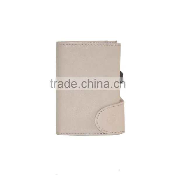 Leather Aluminium Cardholder Wallet for Bank Card/credit Card/id Card photo-5
