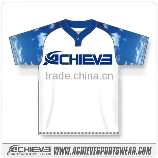 2016 Sublimation Baseball Jersey Custom Sublimation Printed Baseball Shirt Fashional Baseball Shirt photo-6