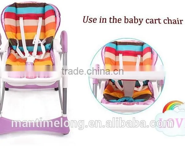 Baby Stroller Pad Baby Stroller Mat Baby Seat Cushion Rainbow Colors photo-6