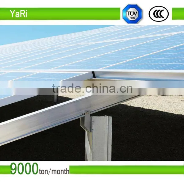 Ground Solar Mounting System,concrete Foundation Solar Panel Bracket