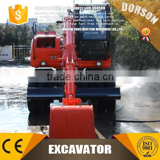 Wheel Excavator 8 Ton Wheel Hydraulic Excavator Competitive Wheel Excavator