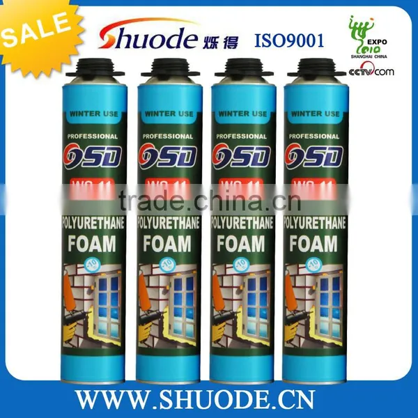 Triple Expanding Winter Type Foam Agent High Performance in Sealing Gaps