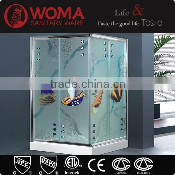 Square Corner Shower Room With Acrylic Shower Base Y604A