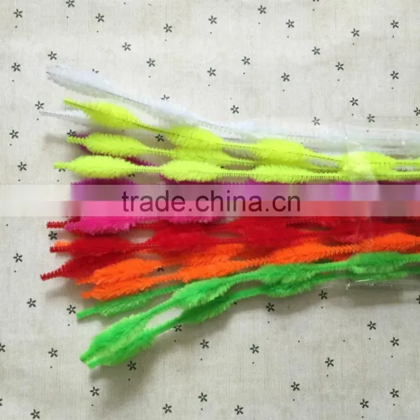 Factory Supply DIY Crafts 1.2*30cm Colorful Bump Pipe Cleaners, Chenille Stems Toys for Kids photo-3