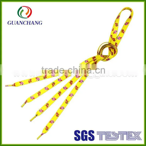 Cheap Hot Selling Good Quality Nfl Elastic Custom Logo Printed Multi Color Flat Plastic Tips Shoelace Charm Bulk Wholesale China photo-3