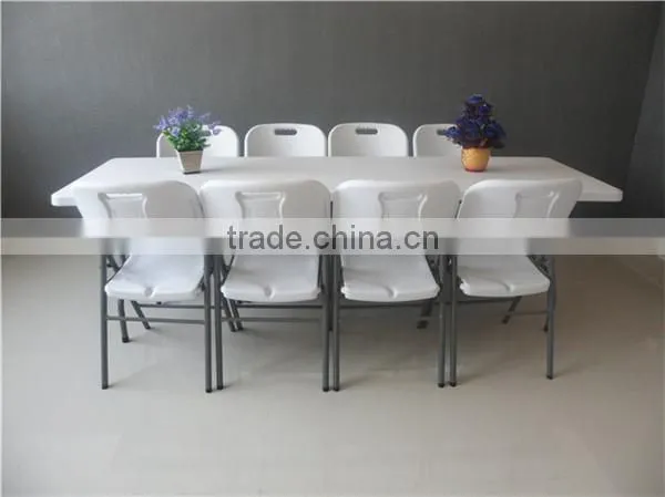 8FT Popular Camping Plastic Folding Table for Outdoor Use at Factory Price photo-6