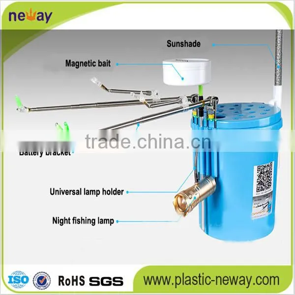 Cheap Colorful Multi-function Plastic Fishing Bucket photo-3