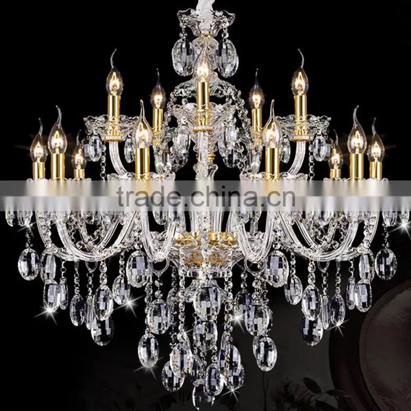 Crystal Glass Pendant Lamp Wedding Centerpiece Decoration Chandelier in China 81043 photo-4