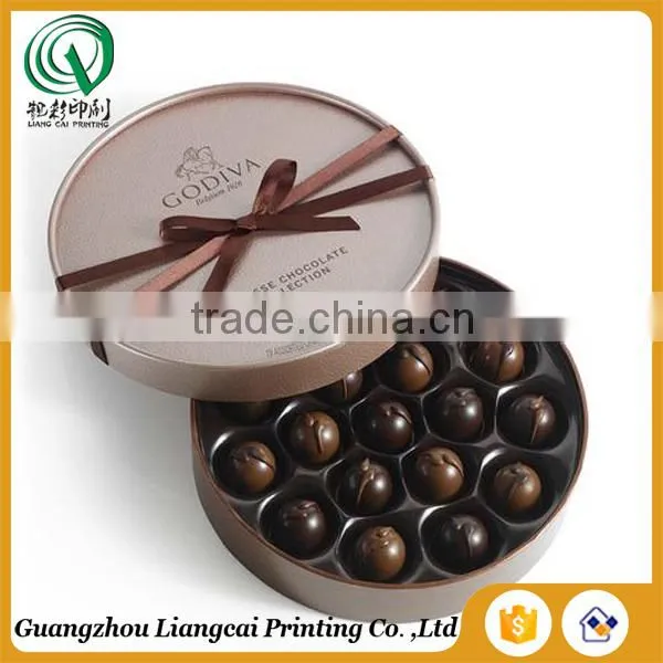 Unique Hardcover Recycled Custom Round Small Chocolaute Gift Tube Cardboard Gift Tube