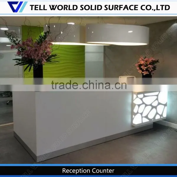 Long Straight Stand Desk/reception Counter Pictures/great Size Reception Desk photo-6
