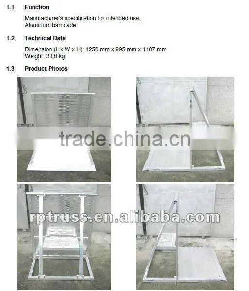 Portable Steel Barricade for Sale photo-4