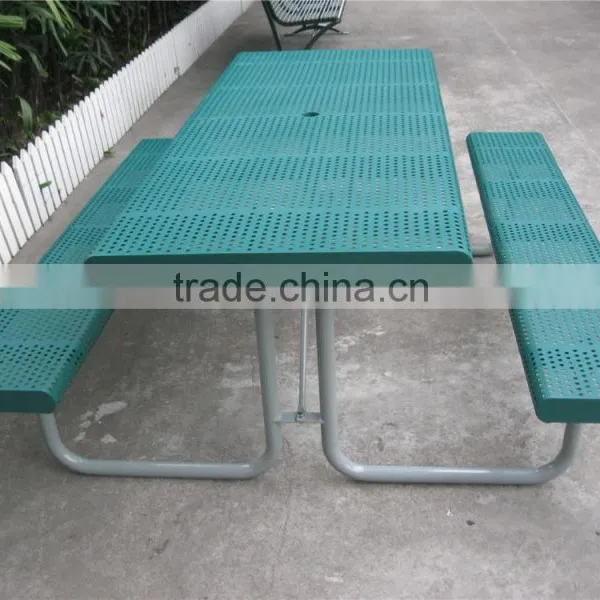 Outdoor Table With Umbrella Hole Outdoor Pinic Table photo-6