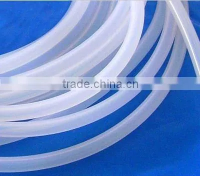 Durable Food Grade Approved Soft Silicone Transparent Tube photo-2