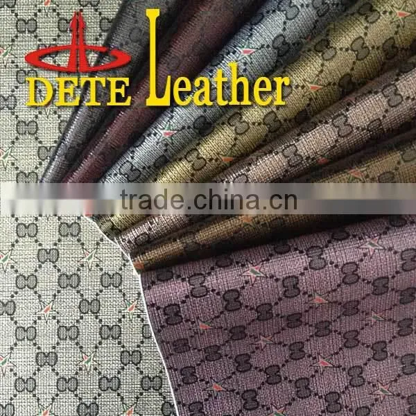 Genuine Leather Fabric pu Synthetic Leather for Bags Faux Leather Embossed Fabric