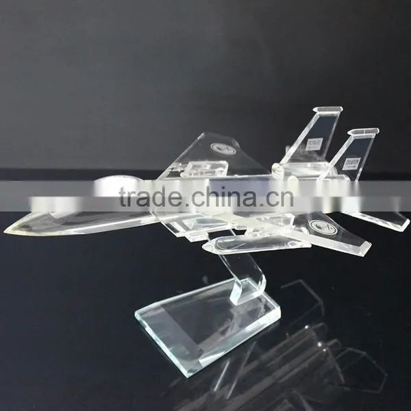 Crystal Glass Aeroplane Themed Gift photo-3