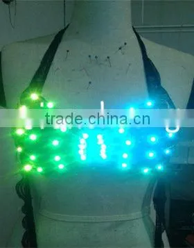 LED Women Underwear / Female Strapless Dancewear / Bras and Panties