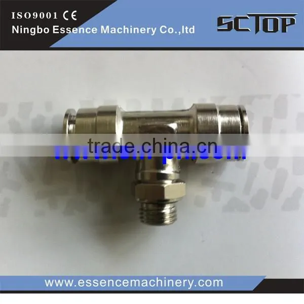 High Working Pressure Air Fittings Threaded Straight Coupling One Touch Fitting Matel Fitting photo-2