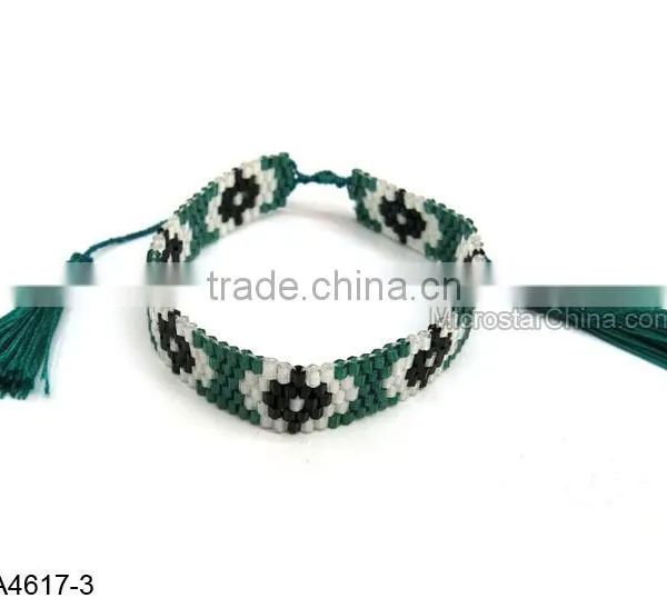 Bohemian Tassel Small Beaded Bracelet photo-4