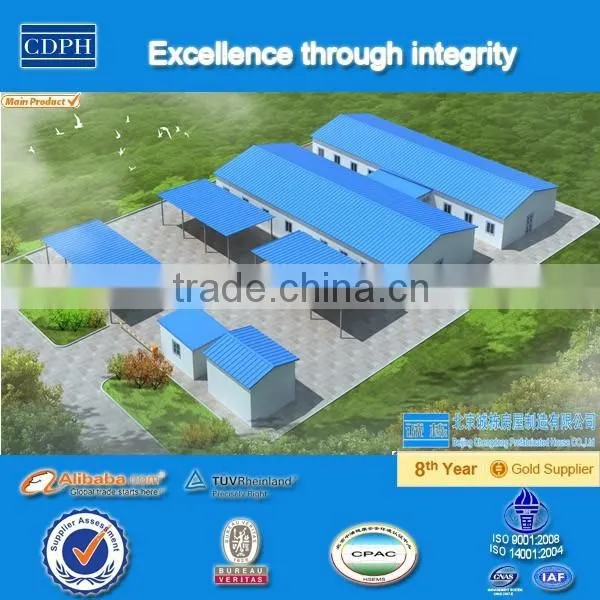 Sandwich Panel Steel Modular Movable Portable Prefabricated House Plans With Prefab photo-2