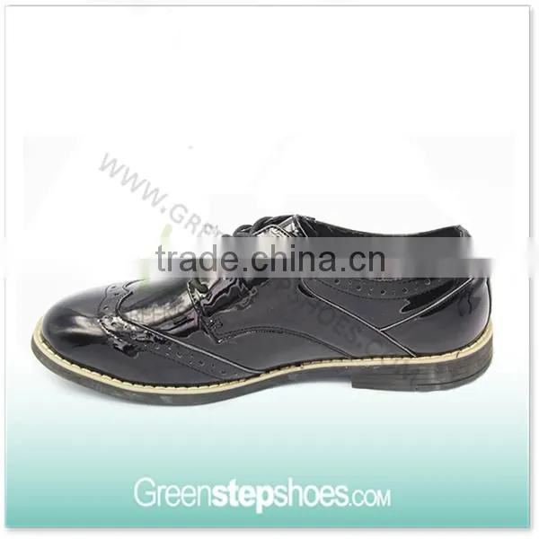 2015 Fashion Black Pu Leather Men Shoes, Leather Shoes For Men photo-2