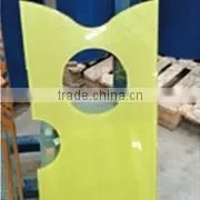 Special Shape Glass , CNC Processing Centre Finish the Punching, Edging and Polishing