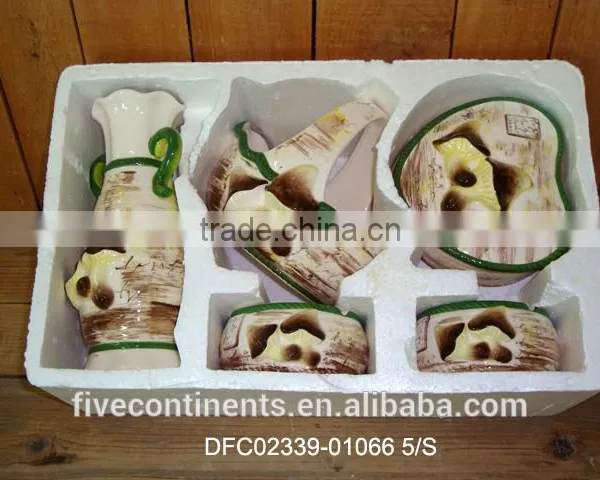 Hot Selling Ceramic Arabic 5pcs Gift Set photo-3