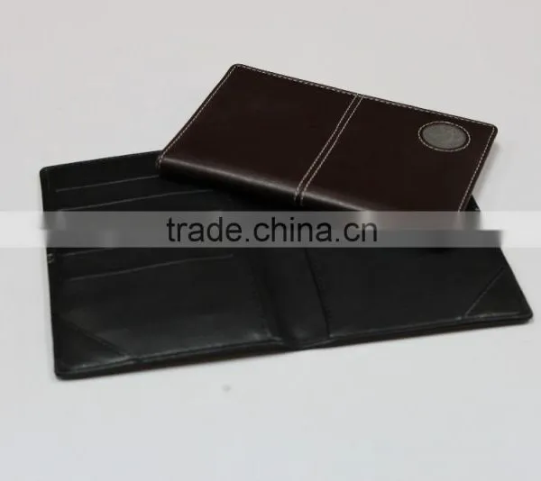 Dongguan Factory Direct Custom High-quality Leather Passport Holder With Multi-function Pocket and Customized Logo photo-4