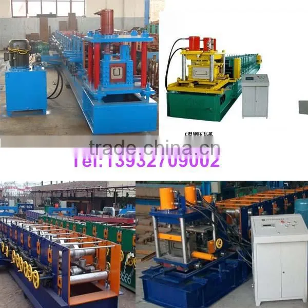 DC New Product Multifunctional C Z Metal Purlin Cold Roll Former, C Purlin Steel photo-3