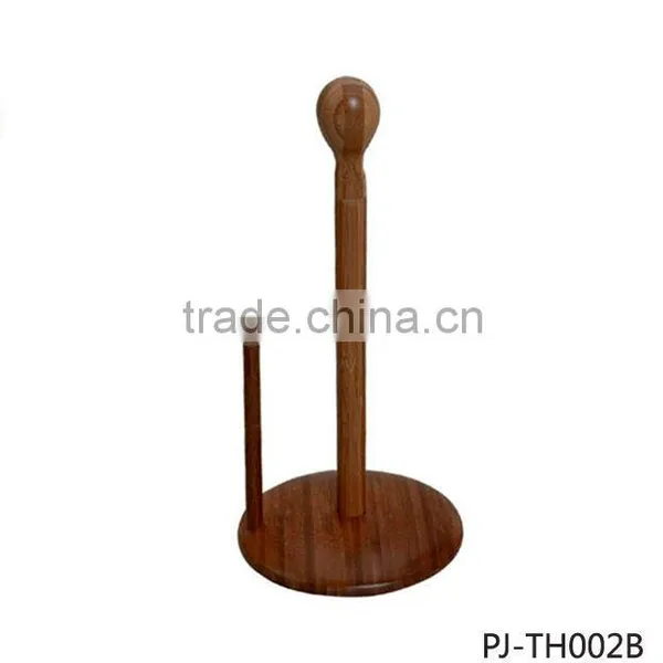 Bamboo Paper Towel Holder