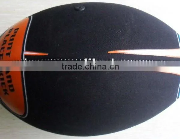 Top Quality Promotional PVC Machine Stitched Size 5 Rugby Ball photo-6