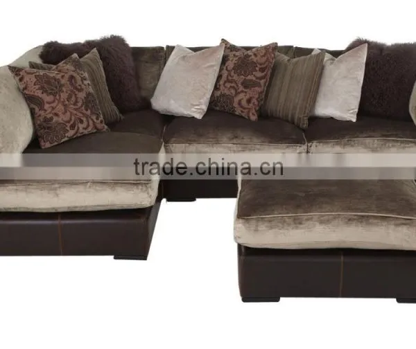 American Style Genuine Leather Corner Sofa Set With Ottoman for Australia photo-2