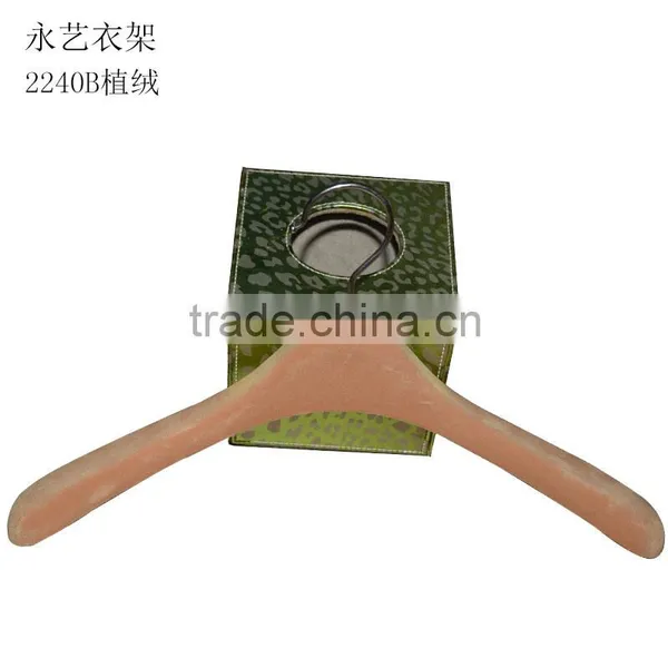 Luxury Brown Heavy Duty Bridal Wedding Dress Hanger In Flocking photo-2