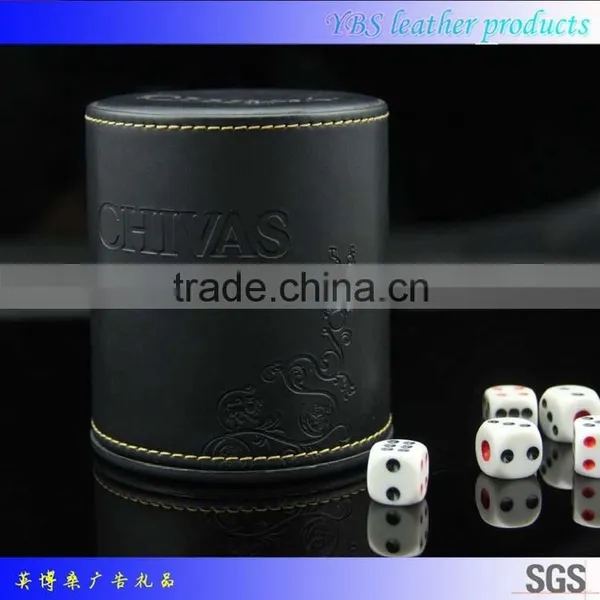 Wholesale Shaker Cup Genuine Durable Custom Leather Dice Shaker Cup photo-2