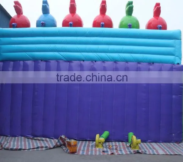 PVC Material Ocean Theme Mini Bouncy Castle, Inflatable Bouncer and Slide With Ladder photo-6