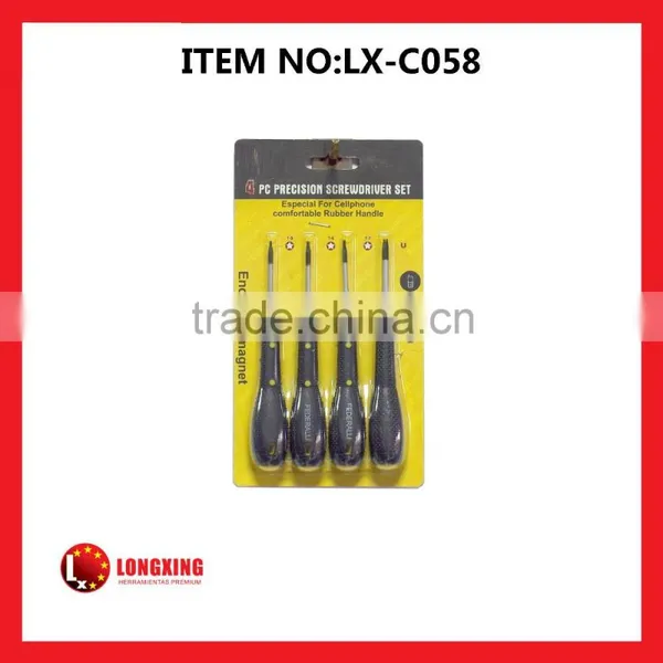 Factory Supply Best Selling Promotion 4 Pcs Precision Screwdrivers Set