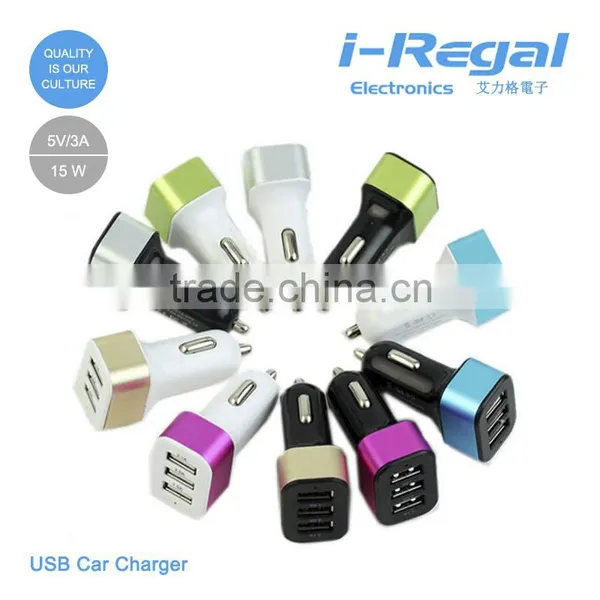Universal Colorful Usb Mini Car Chargr for Iphone/ipad/samsung Car Usb Adapter photo-6