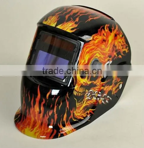 Skull Flame Industrial Face Shield photo-2