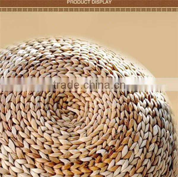 All Hand-woven Handmade Rattan Tatami Small Round Stool photo-4
