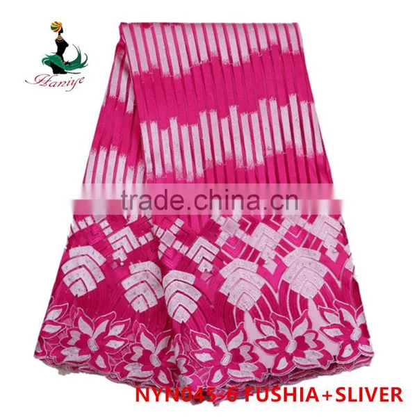 2016 Haniye African Tulle Lace Fabric African Tulle, Lace Fabric Price/NYN45 photo-4
