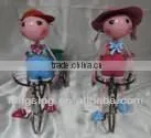Bicycle Metal Doll Decoration Art