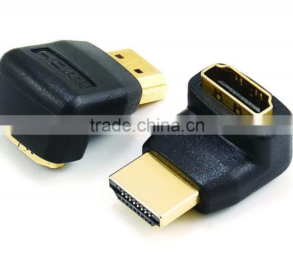 HDMI A Male to HDMI A Female Adapter 90 Degree Type photo-3